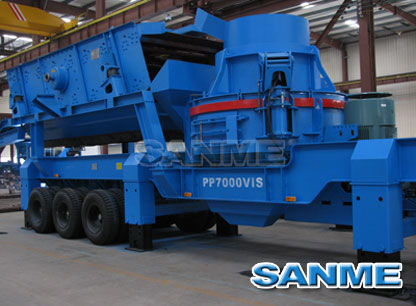 輪胎式移動(dòng)制砂機(jī)